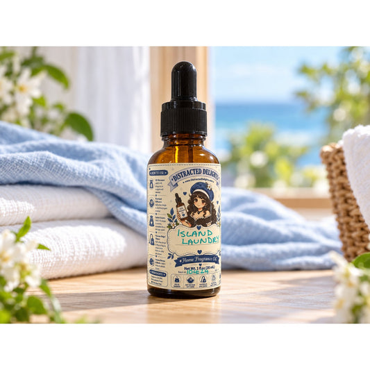 Island Laundry Home Fragrance Oil, Fresh Clean Linen Scent, 1 oz Dropper