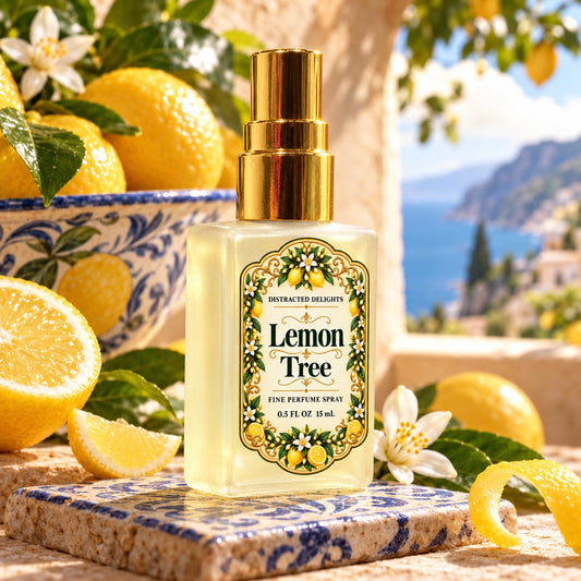 Lemon Tree Perfume, Citrus Lavender Green & Herbal Fine Fragrance Spray 0.5 fl oz