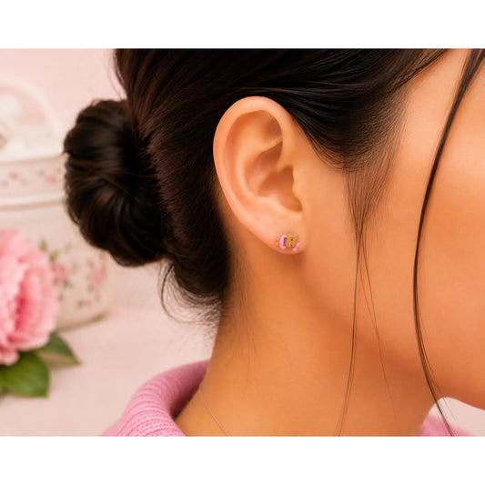 Hello Kitty Summer Stud Earrings Set 2 Pair Kawaii Earrings Tropical