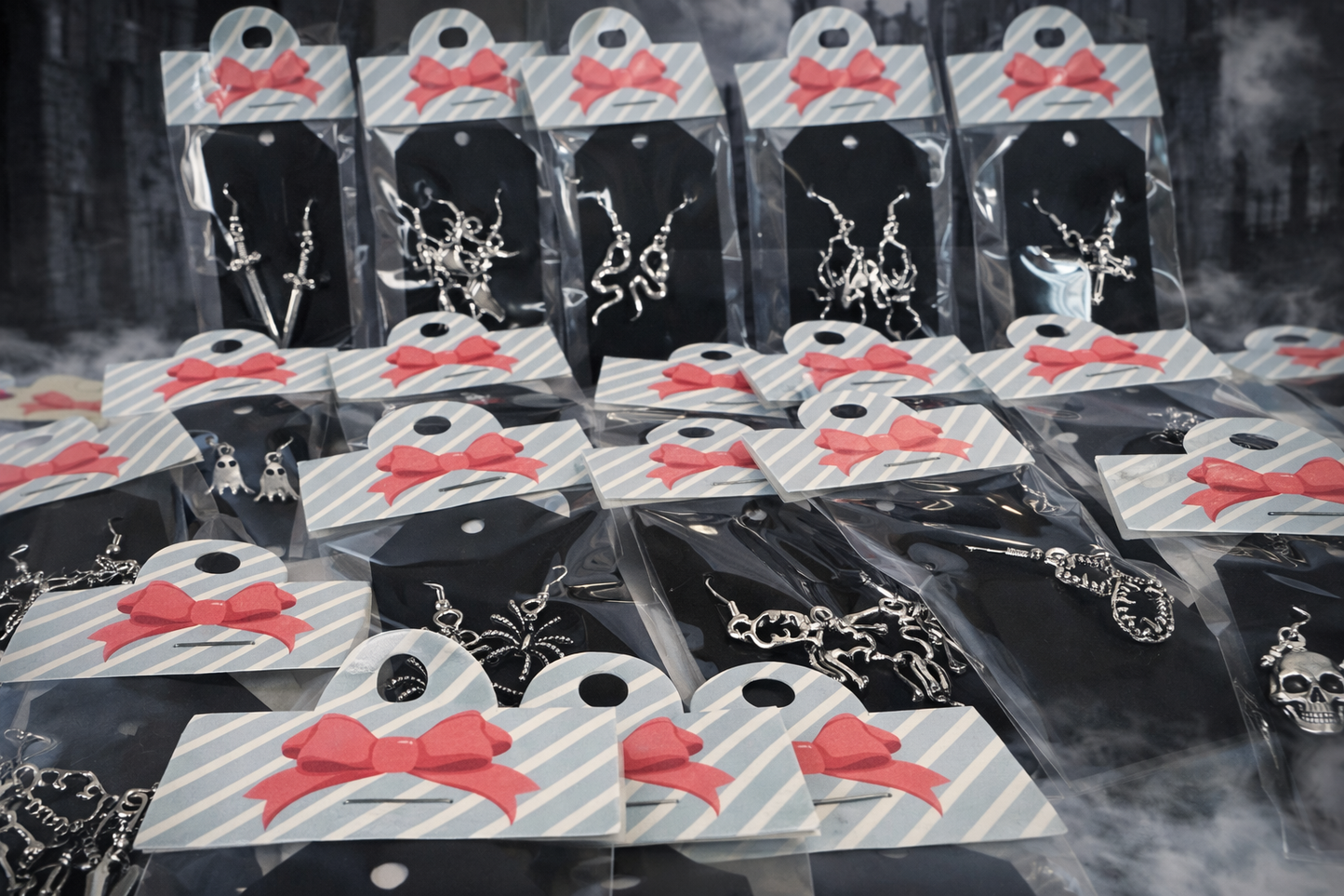 Villain Era Gothic Earrings – 8-Pair Bundle
