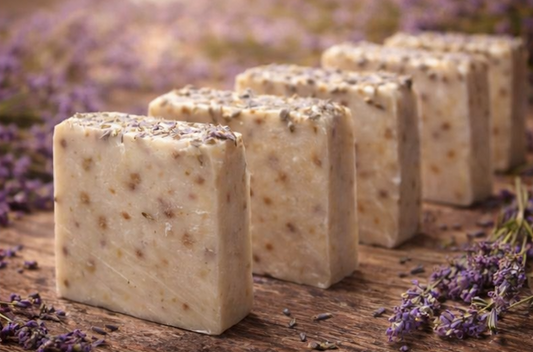 Rustic Lavender Soap | Cold Process Vegan Lavender Essential Oil Bar (Because Calm Is Mandatory)