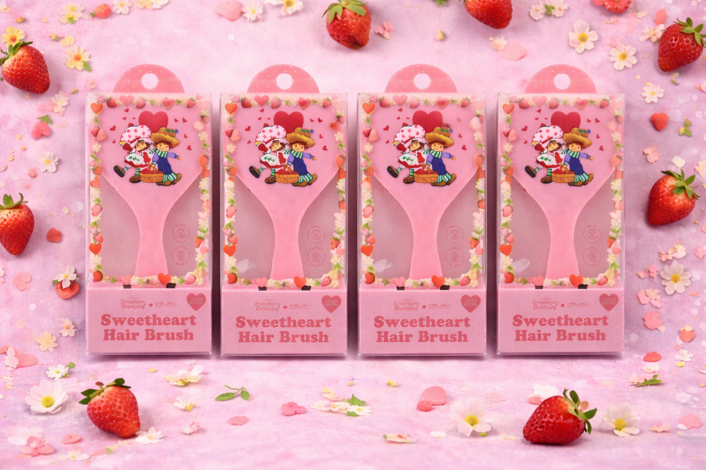 LIMITED EDITION Strawberry Shortcake Sweetheart Heart Shaped Brush