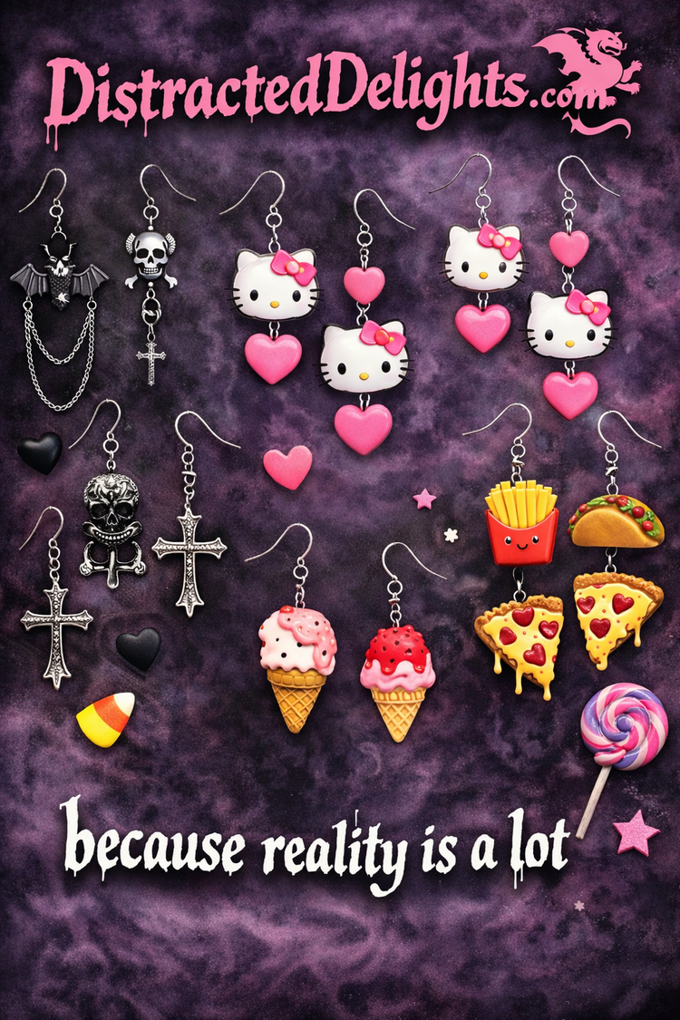 Earrings-Big Happiness, Small Package