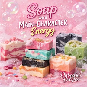 Handmade Soap With Main Character Energy