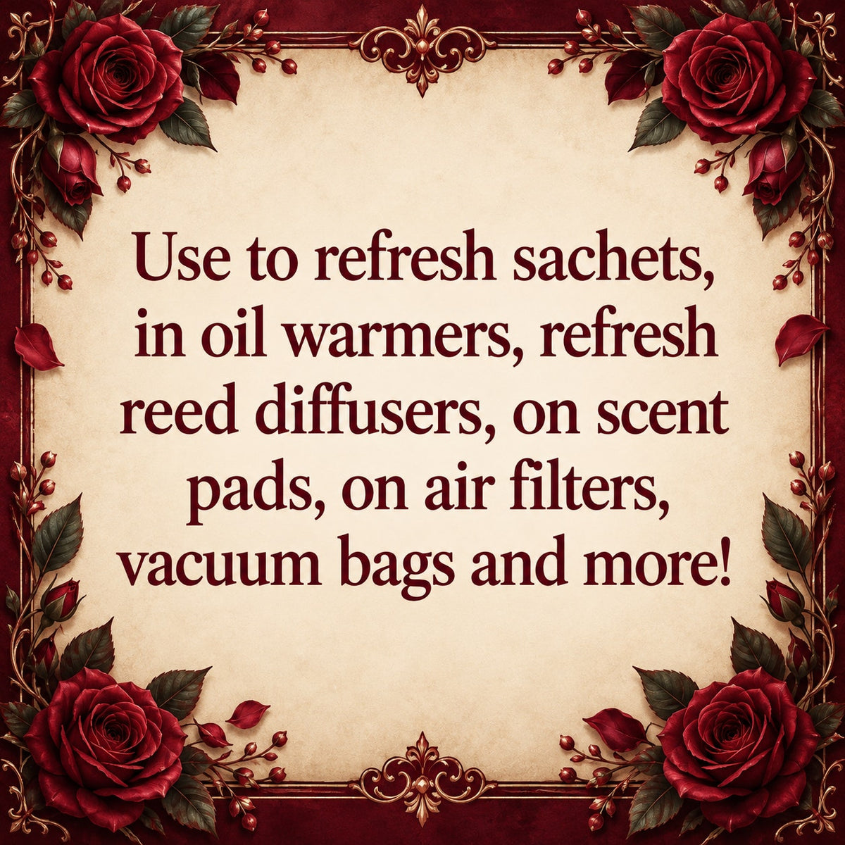 Blood Rose Gothic Romance Versatile Home Fragrance Oil