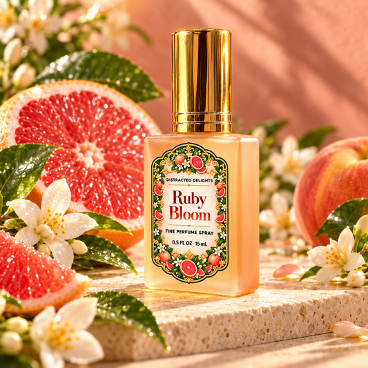 Ruby Bloom- Grapefruit, Orange Blossom & Strawberry Fine Fragrance Spray | Fruity Floral Perfume