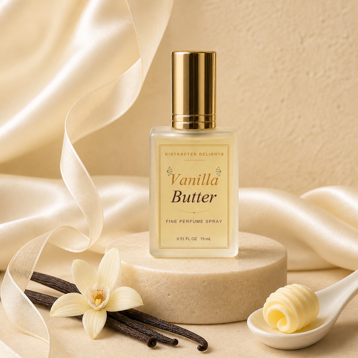 Vanilla Butter Fine Perfume Spray – 15 mL