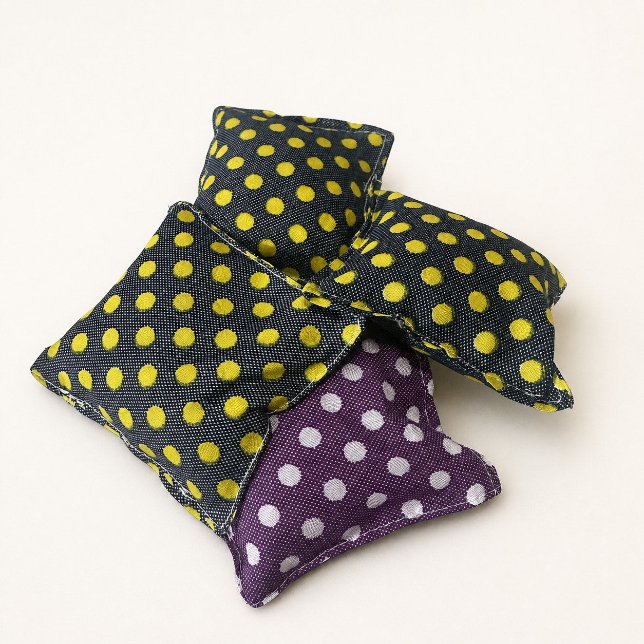 Handmade Lavender Scent Sachets Set of 4 – 3x3 Drawer & Closet Fresheners