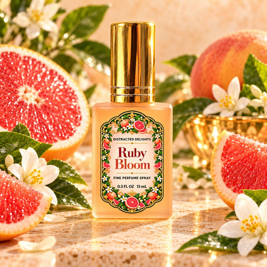 Ruby Bloom- Grapefruit, Orange Blossom & Strawberry Fine Fragrance Spray | Fruity Floral Perfume
