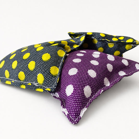Handmade Lavender Scent Sachets Set of 4 – 3x3 Drawer & Closet Fresheners