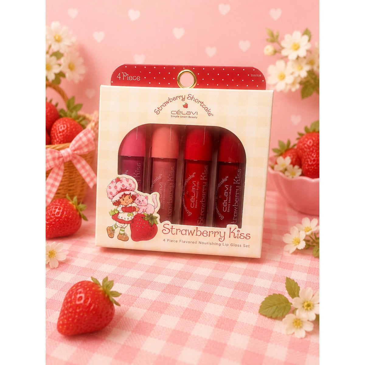 Strawberry Shortcake 8-Piece Beauty and Accessories Gift Bundle