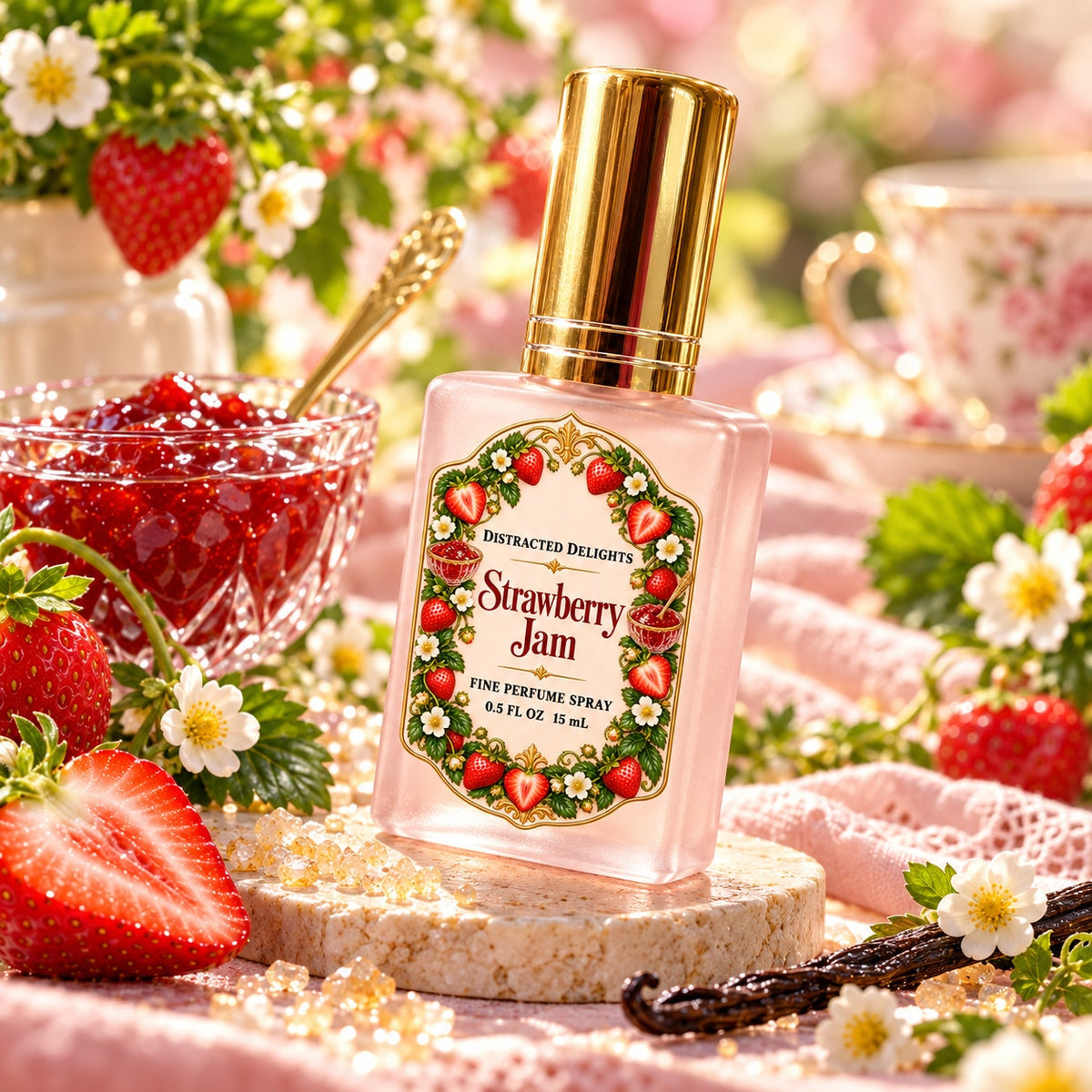 Strawberry Jam Perfume | Sweet Strawberry Fragrance | Fruity Gourmand Scent | Berry Perfume Gift for Her