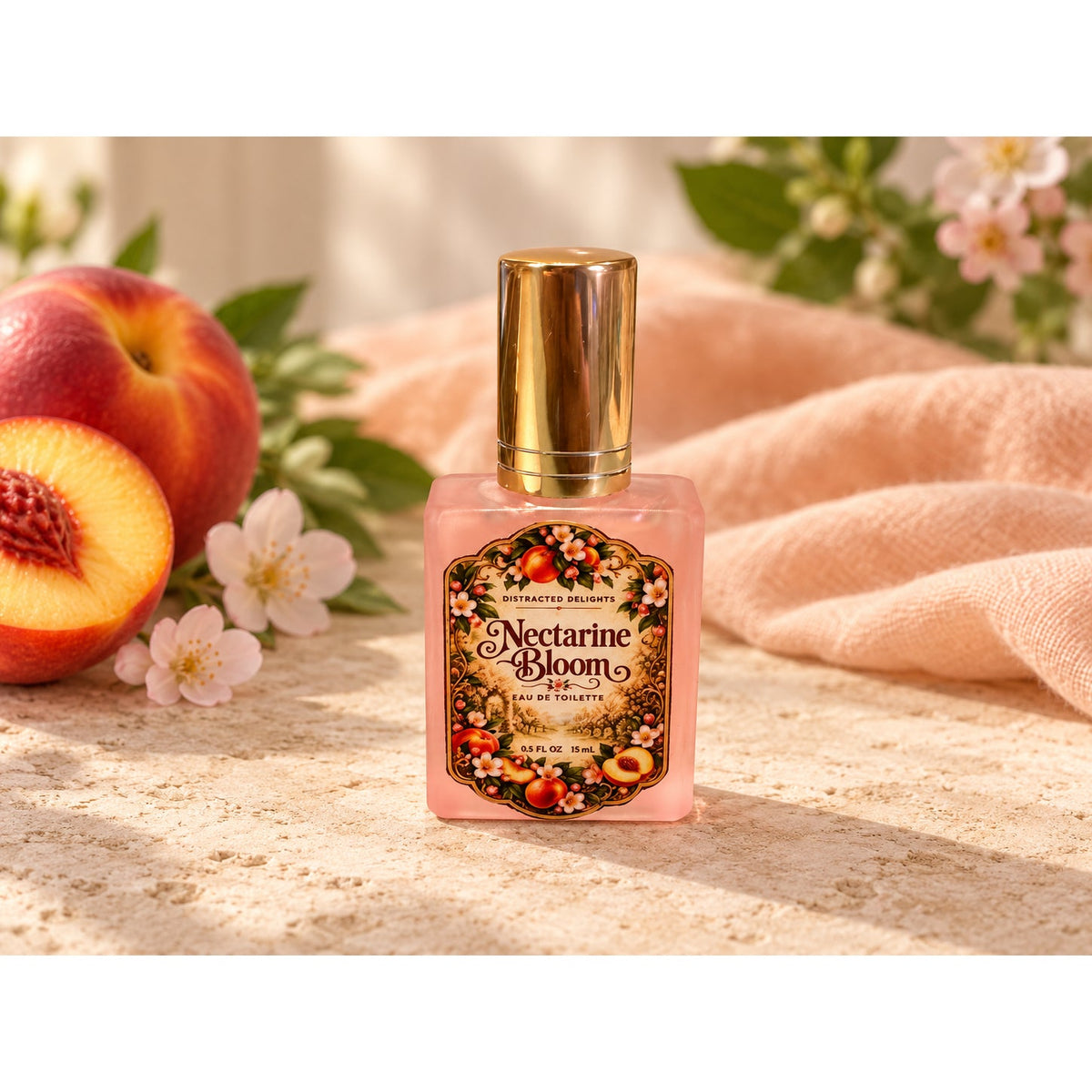 Nectarine Bloom Eau de Toilette Citrus Floral Perfume Lemon Lemongrass Scent