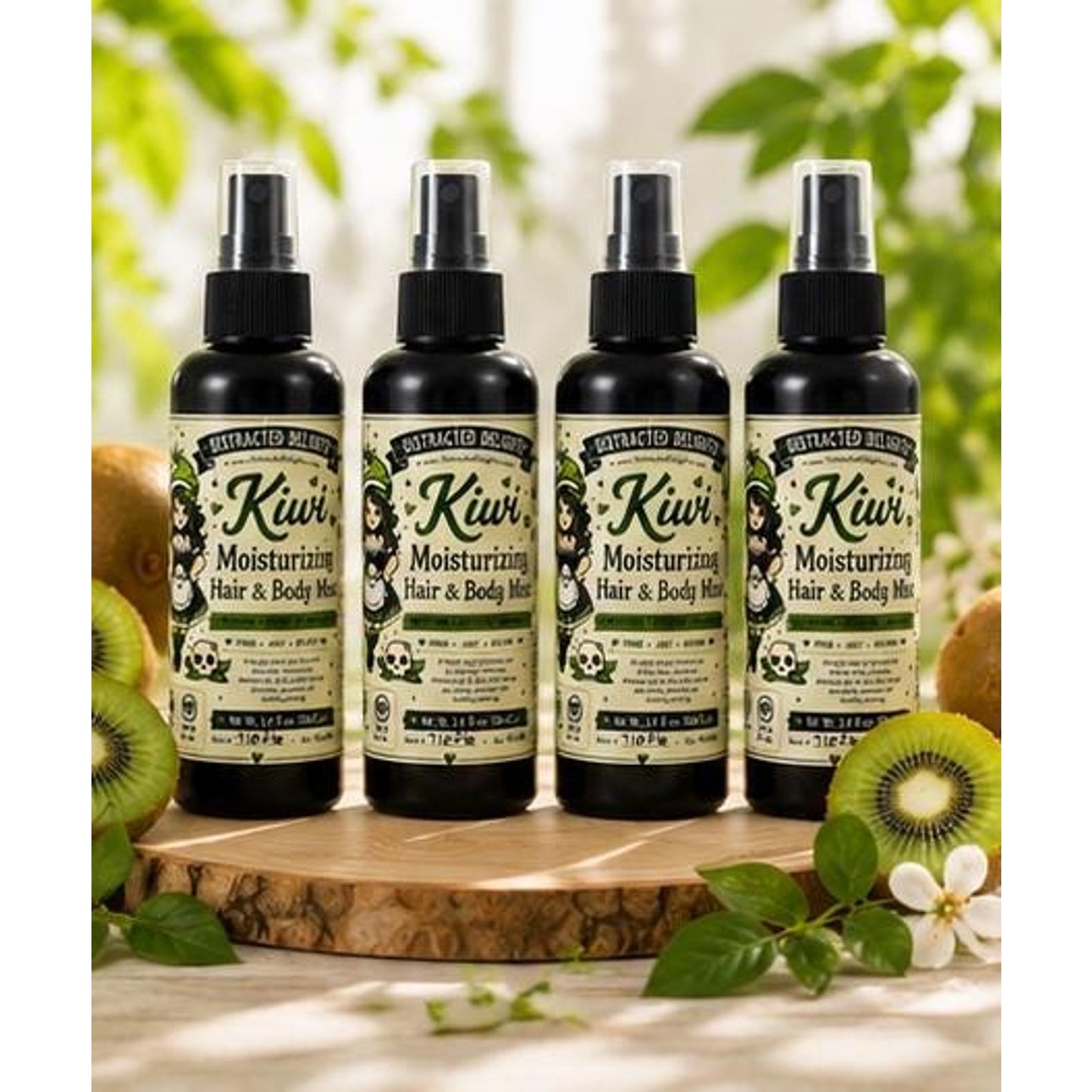 Tropical Kiwi Moisturizing Hair & Body Mist | Lightweight Hydrating Spray (3.4 oz)