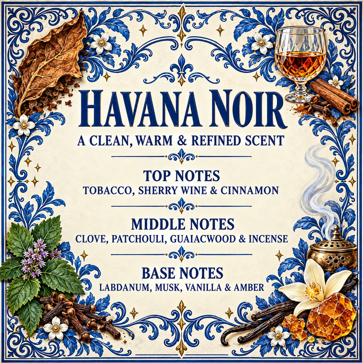 Havana Noir-Handmade Roll On Perfume Oil-Unisex Spicy Sexy Tobacco Sherry Scent
