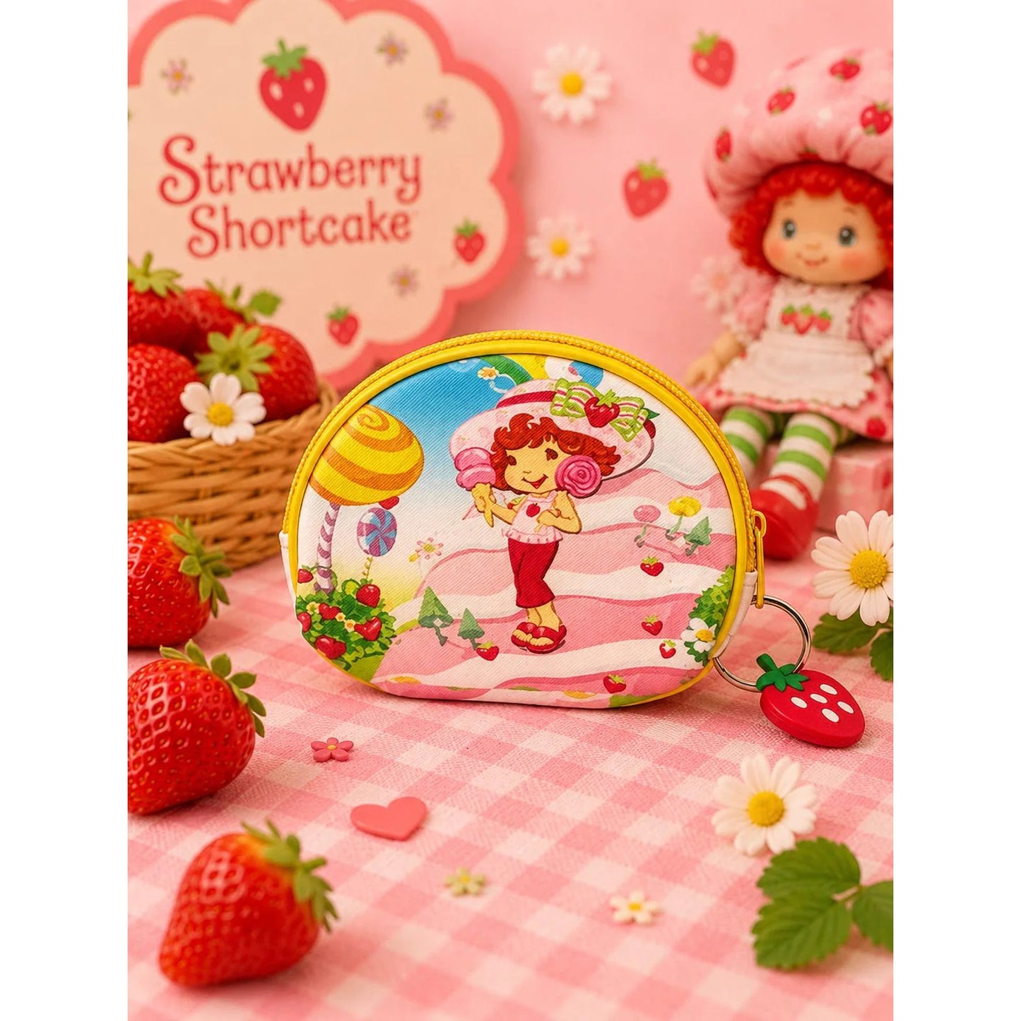 Strawberry Shortcake 9 Pc Gift Bundle Kawaii Beauty Collectibles Tote
