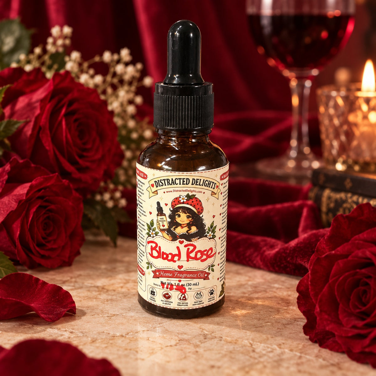 Blood Rose Gothic Romance Versatile Home Fragrance Oil
