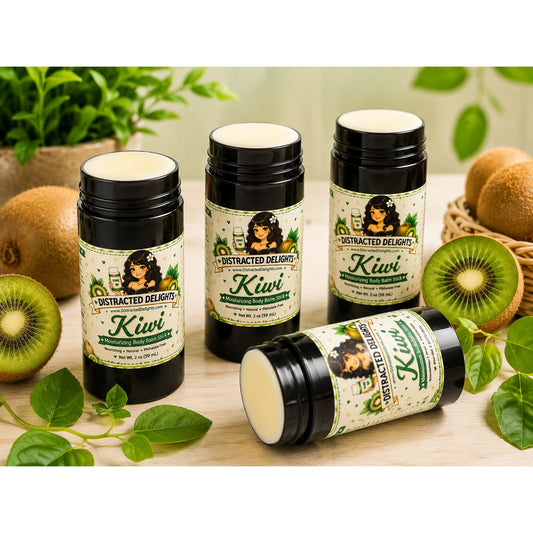 Kiwi Moisturizing Body Balm Stick 2 oz Natural Lotion Bar Dry Skin Phthalate Fre