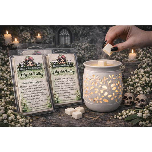 Lily of the Valley Wax Melts / Tarts – Fresh Floral Muguet de Bois Scent – Home