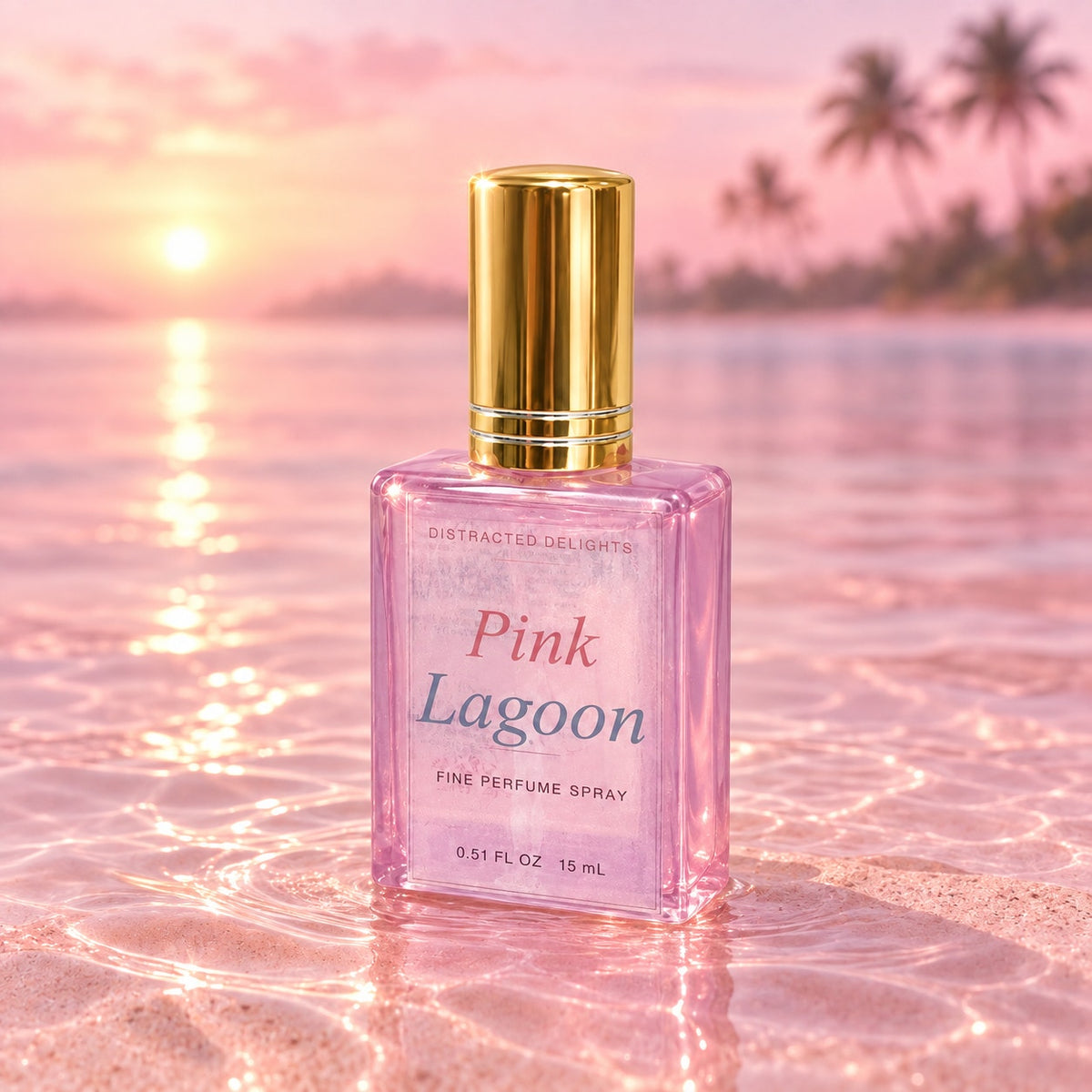 Pink Lagoon Fine Perfume Spray 15 mL Handmade Dragonfruit Melon Pear