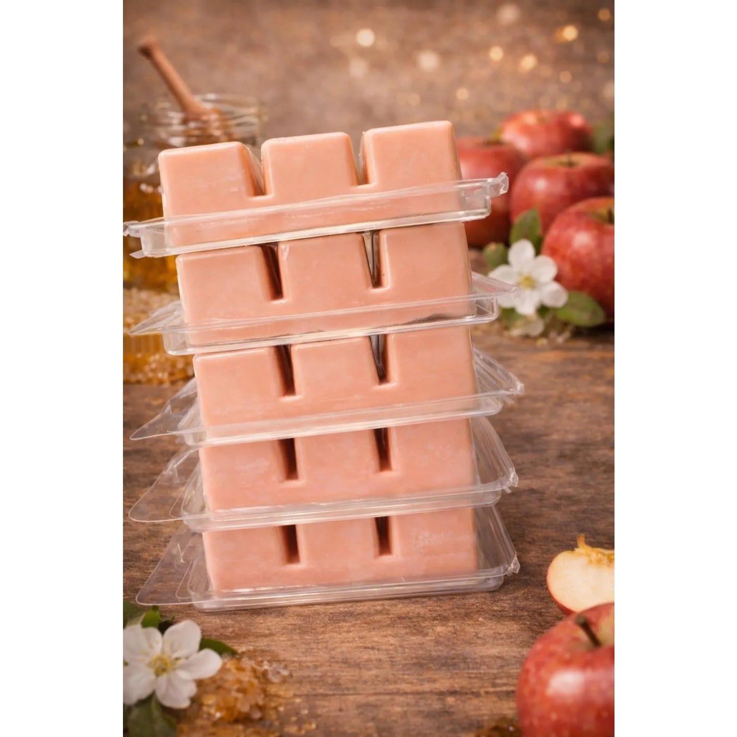 Soy Wax Melts – Sweet Apple Honey Fall Fragrance – Cozy Home Scent