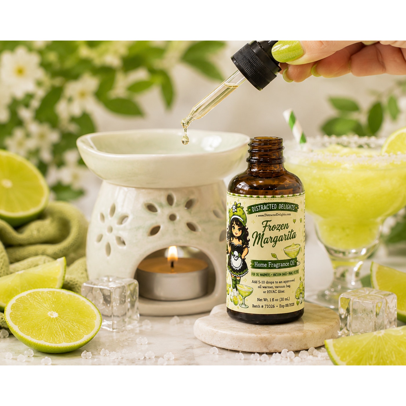Frozen Margarita Home Fragrance Oil – Lime, Guava & Vanilla Rum Scent