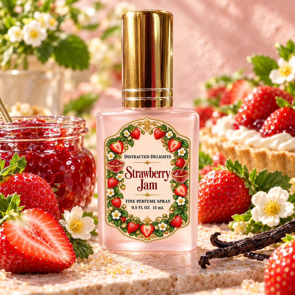 Strawberry Jam Perfume | Sweet Strawberry Fragrance | Fruity Gourmand Scent | Berry Perfume Gift for Her