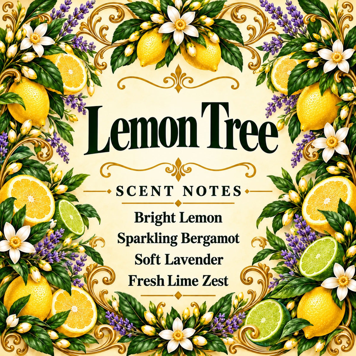 Lemon Tree Perfume, Citrus Lavender Green & Herbal Fine Fragrance Spray 0.5 fl oz