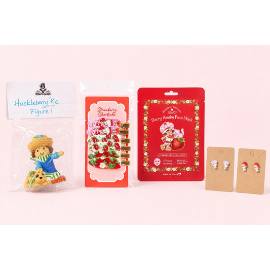 17 Piece Nostalgic Strawberry Character & Beauty Bundle
