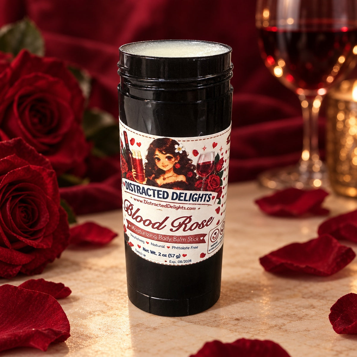Blood Rose Moisturizing Body Balm Stick 2 oz