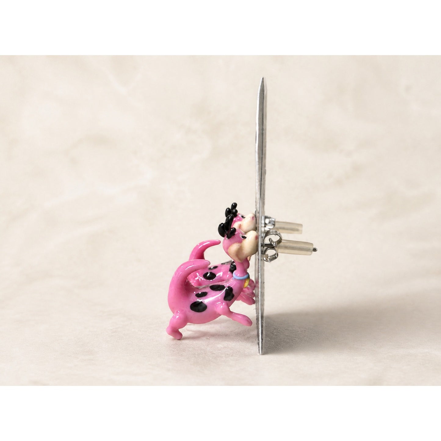 The Flintstones Dino Pink Dinosaur Dangle Earrings SalesOne WB Licensed New