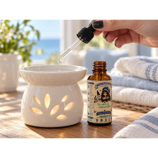 Island Laundry Home Fragrance Oil, Fresh Clean Linen Scent, 1 oz Dropper