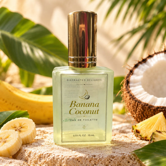 Banana Coconut Eau de Toilette Tropical Gourmand Perfume Spray