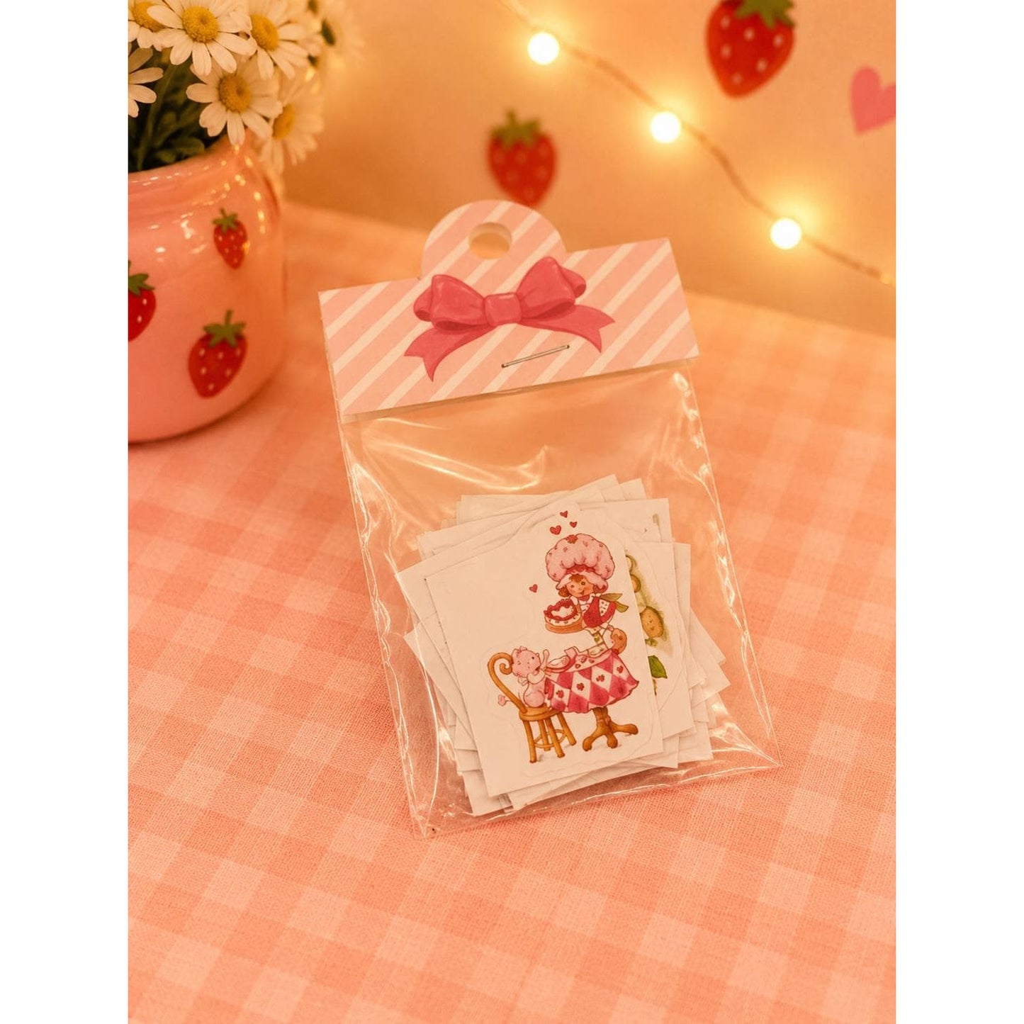 One-of-a-Kind 9-Piece Strawberry Shortcake Gift Bundle | Kawaii Gift Set | Pillowcase, Purse, Perfume, Earrings & More