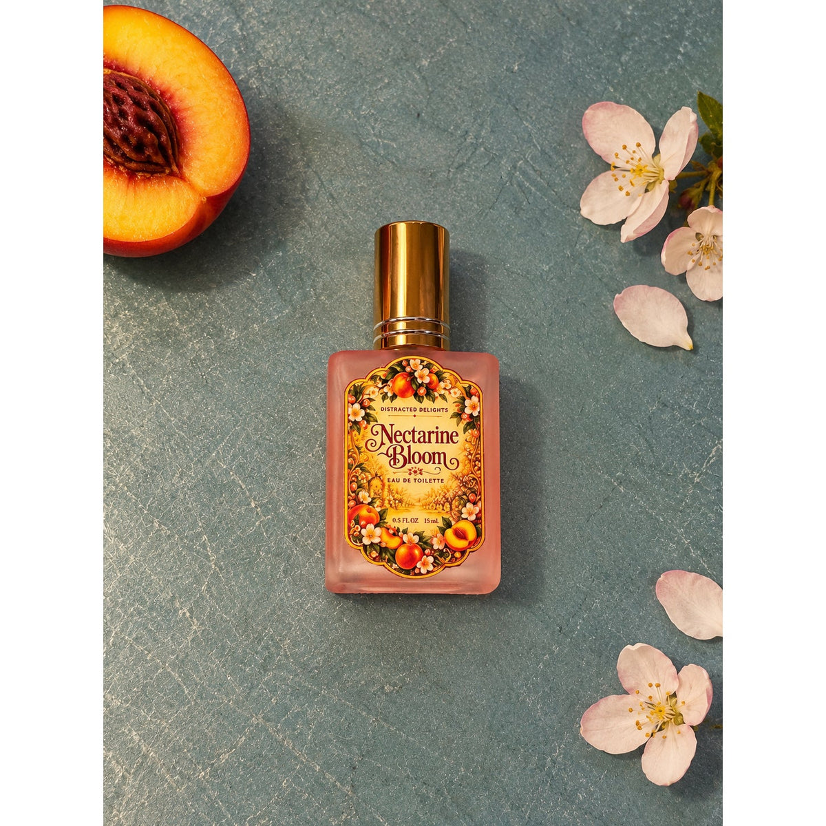 Nectarine Bloom Eau de Toilette Citrus Floral Perfume Lemon Lemongrass Scent
