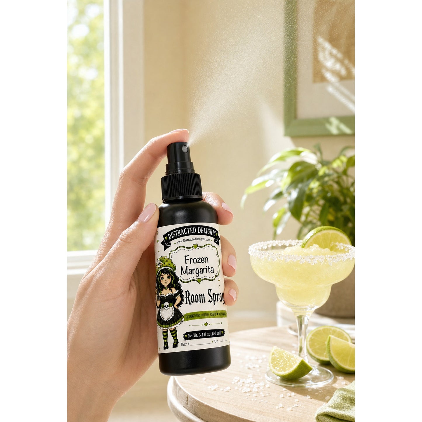 Frozen Margarita Room Spray – Tropical Lime, Guava & Vanilla Rum Home Fragrance