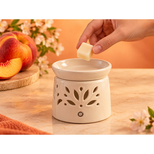 Nectarine Bloom Soy Wax Melts | Strong Citrus Floral Scent | 100% Soy Wax | 2.5 oz