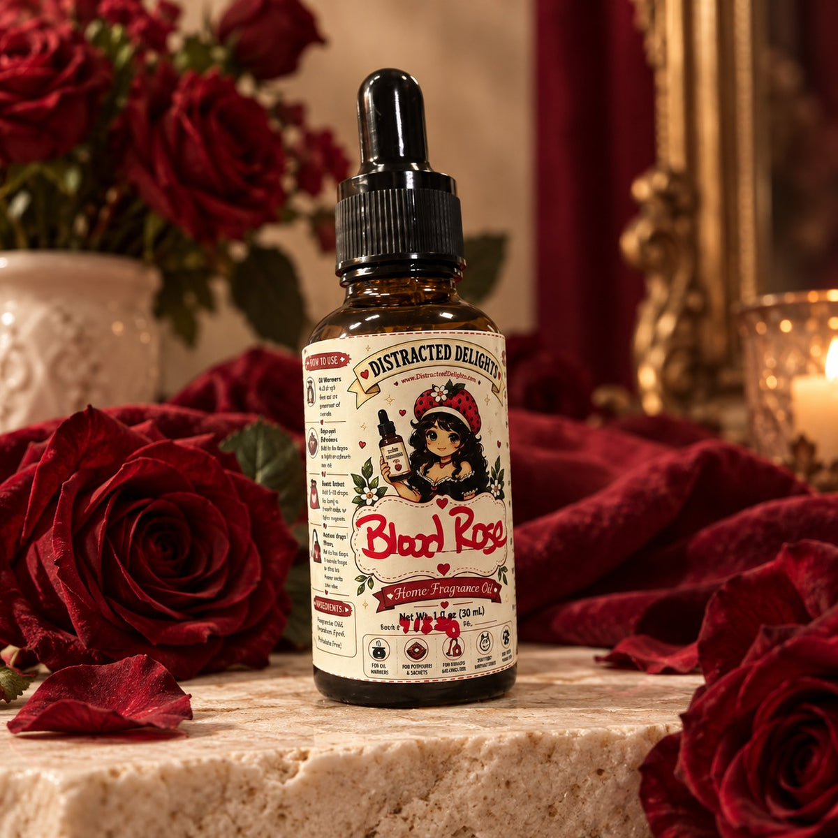 Blood Rose Gothic Romance Versatile Home Fragrance Oil