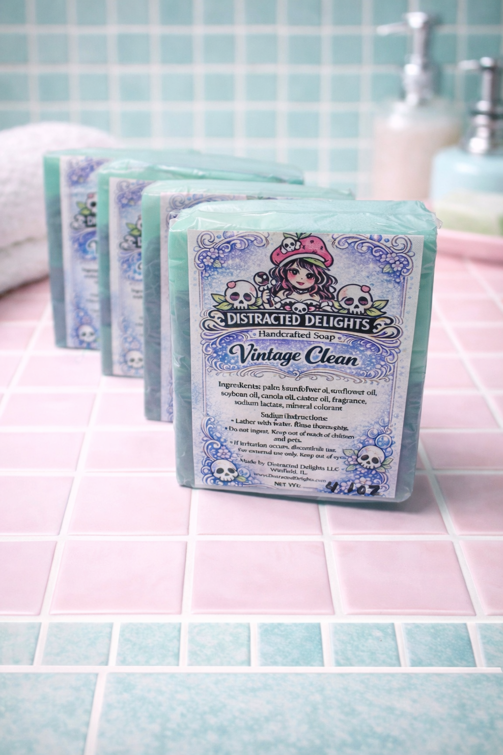 Vintage Clean Handmade Soap – Fresh Classic Clean Scent Bar