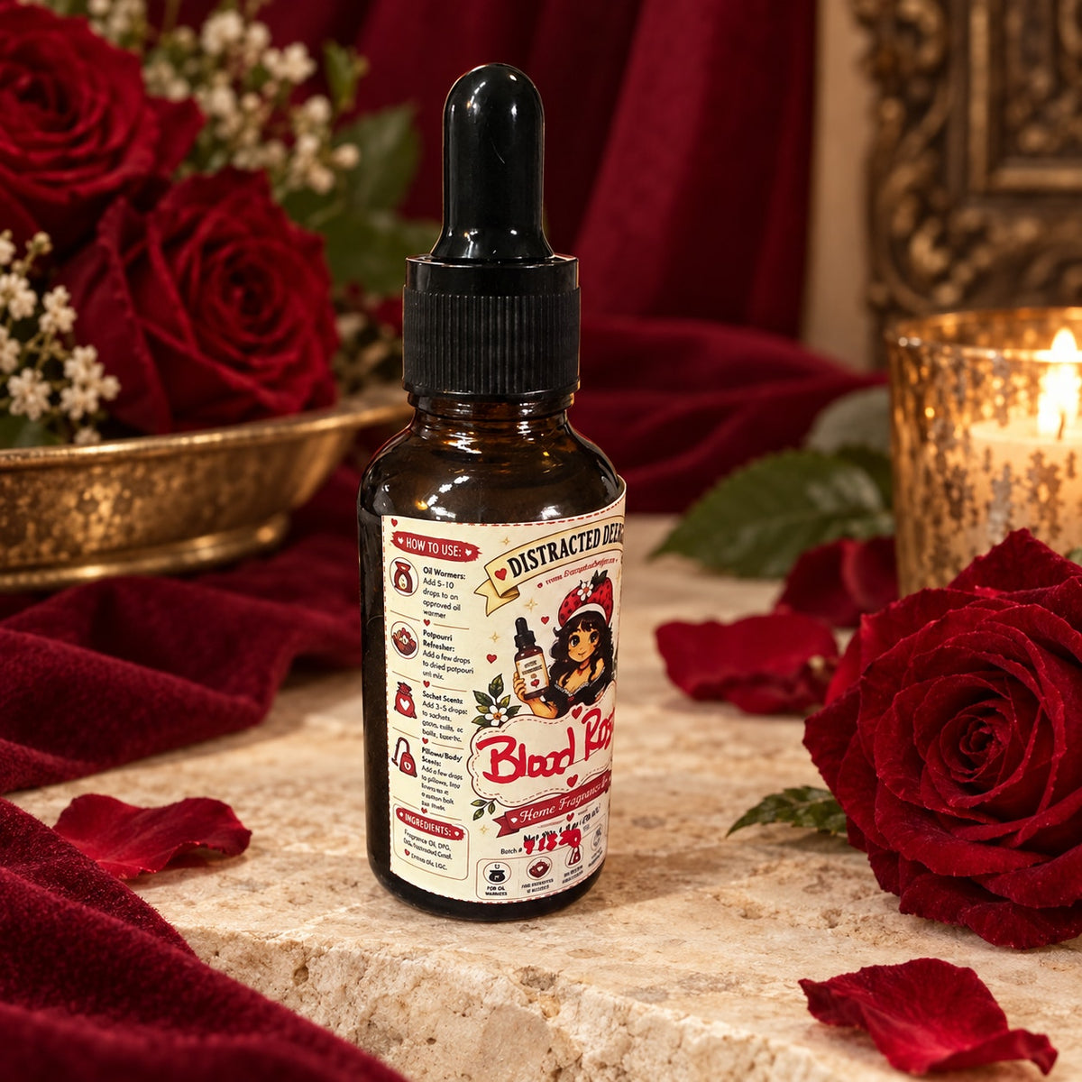 Blood Rose Gothic Romance Versatile Home Fragrance Oil