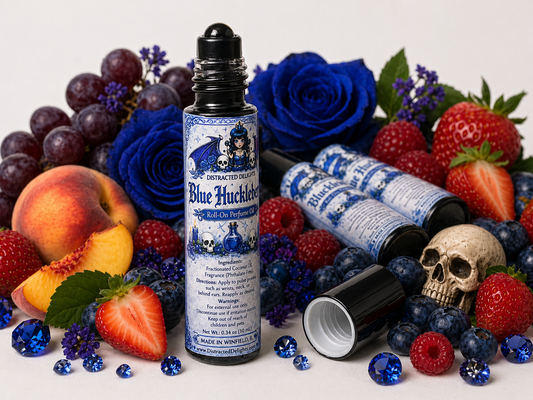 Blue Huckleberry Roll-On Perfume Oil | Fruity Scent Blend | Phthalate-Free Fragrance (10 mL)