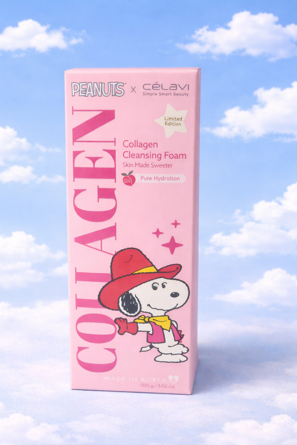 Snoopy Gift Set Bundle 7 Piece Peanuts Skincare and Accessories Set with MINISO Tote Celavi Face Wash Sheet Mask Socks Keychain Charlie Brown Figure