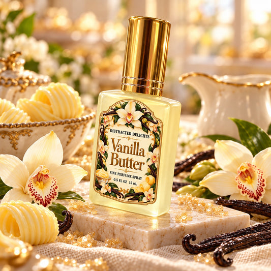 Vanilla Butter Fine Perfume Spray 15 mL Handmade Gourmand