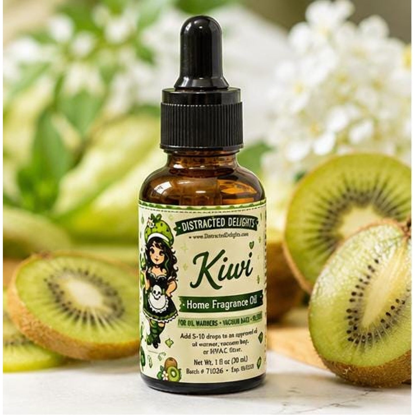 Kiwi Home Fragrance Oil | Highly Scented Oil | Oil Warmer Fragrance | Potpourri Oil | Vacuum Filter Freshener | 1 oz Dropper Bottle