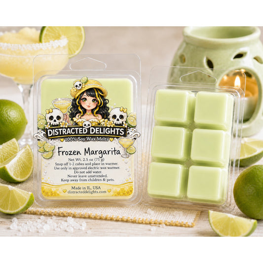 Frozen Margarita Soy Wax Melts – Lime, Guava & Vanilla Rum – 2.5 oz Highly Scented Wax Tarts