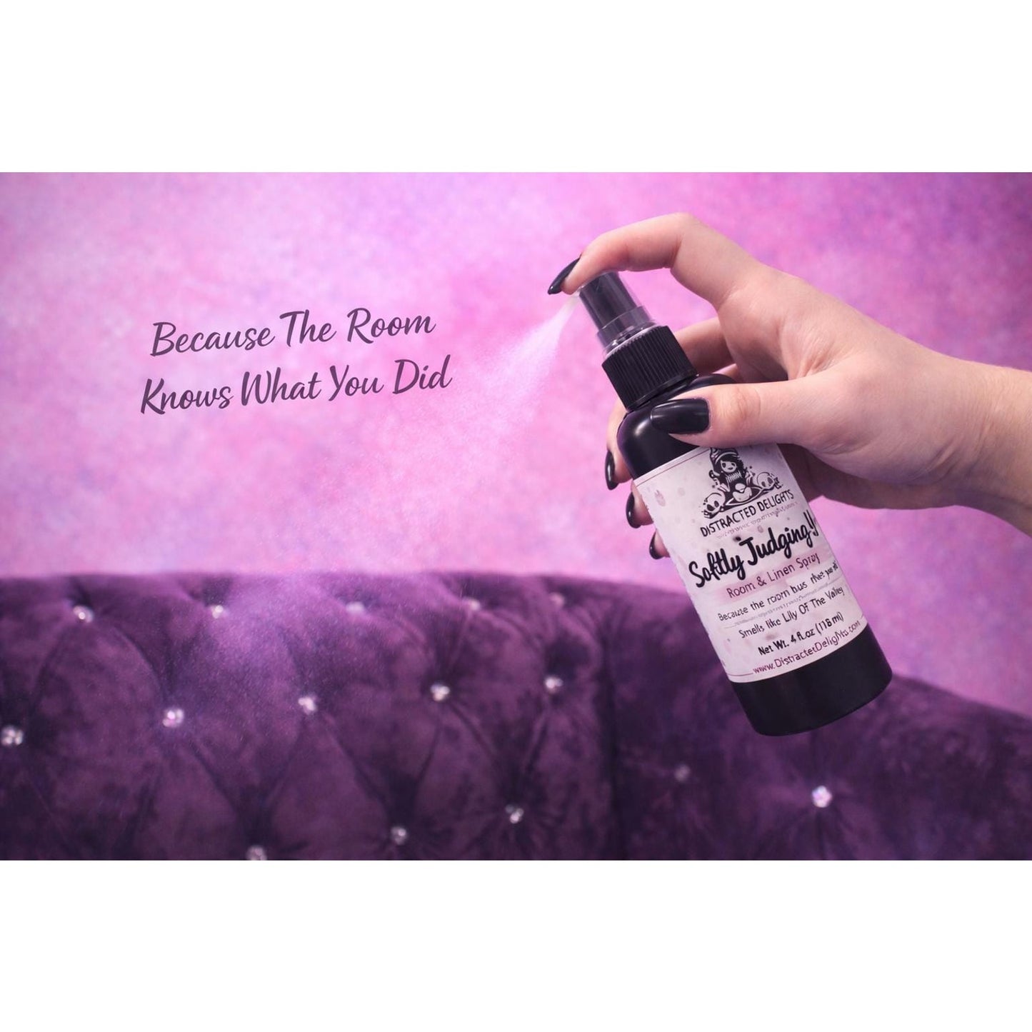 Linen & Pillow Spray – Lily of the Valley Sleep Mist, Funny Home Fragrance Gift