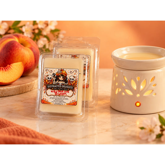 Nectarine Bloom Soy Wax Melts | Strong Citrus Floral Scent | 100% Soy Wax | 2.5 oz