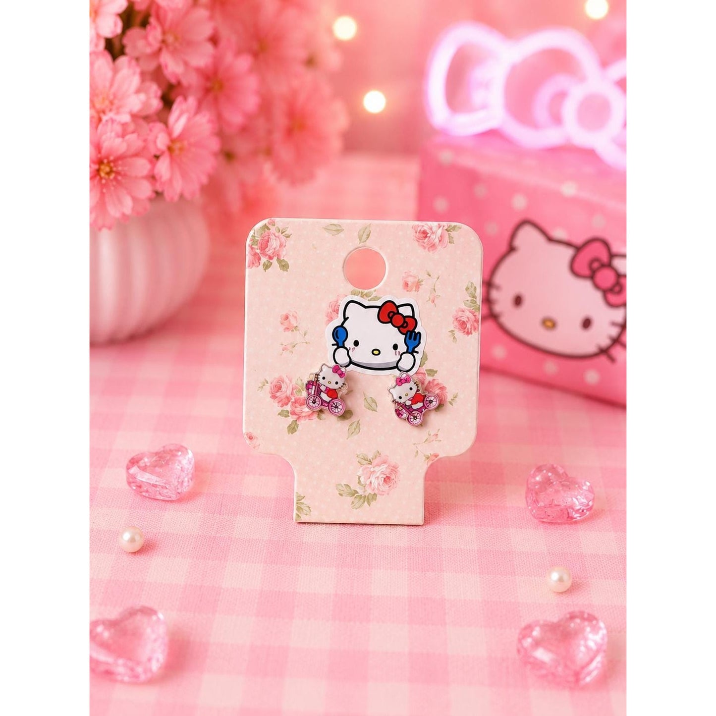 XL 16 Pc Hello Kitty Sanrio Gift Bundle | Kuromi, Pompompurin & The Crème Shop | Kawaii Gift Box | Bath Beauty, Jewelry Accessories