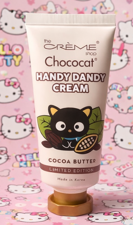Hello Kitty x The Crème Shop Hand Cream Bundle – 3 Piece Kawaii Lotion Set (My Melody, Chococat, Peach)
