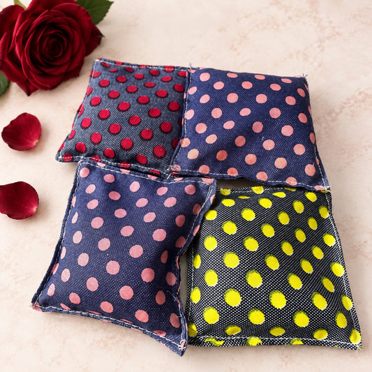 Blood Rose Scent Sachets Set of 4 Drawer & Closet Fresheners